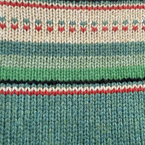 Polo Ralph Lauren Serape Stripe Cotton Silk Sweater, L - Picture 4 of 6